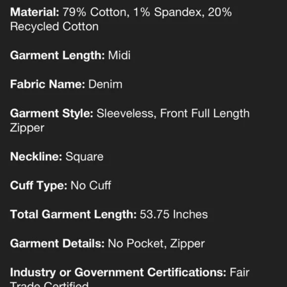 Women's Denim Tailored Corset
Midi Dress - Picture 8 of 8